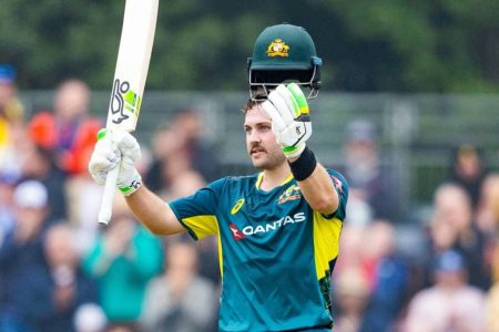 Josh Inglis smashed the fastest T20I century by an Australia batter  •  SNS Group/Getty Images