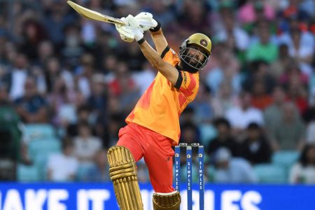 Moeen Ali in action for Birmingham Phoenix in the Hundred  •  Getty Images
