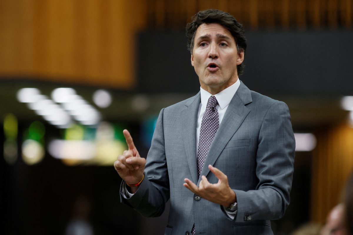 Canada's Prime Minister Justin Trudeau speaks during Question Period in the House of Commons on Parliament Hill in Ottawa, Ontario, Canada September 16, 2024. REUTERS/Blair Gable