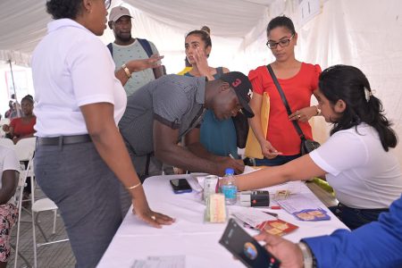 The vouchers being signed for (CH&PA photo)