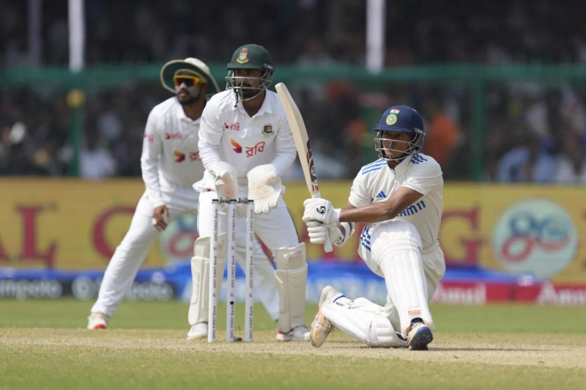 Yashasvi Jaiswal led the successful chase for the hosts with 51, which was his second half-century of the match (ESPN Cricinfo Photo)