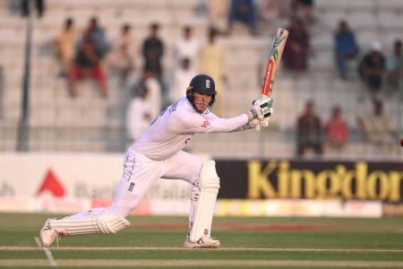 Zak Crawley gave England the perfect response as he motored to an undefeated 64 (ESPN Cricinfo Photo).
