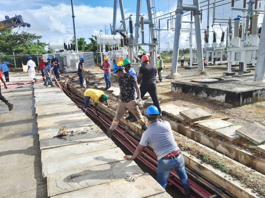  The Guyana Power & Light (GPL) recently announced that work is progressing to install the 35 MVA Transformer at its Grove East Bank Demerara Station.