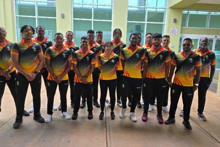 The Guyana Harpy Eagles team, which will
compete in the CWI Regional Super50 Championship, arrived yesterday in Trinidad and Tobago.
