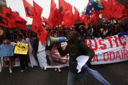 Demonstration against police violence, Lisbon, October 26, 2024. REUTERS/Pedro Nunes