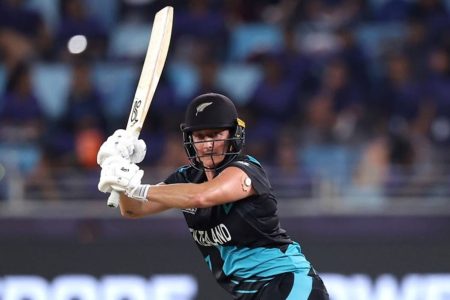 Sophie Devine led the New Zealand batting show  •  Getty Images