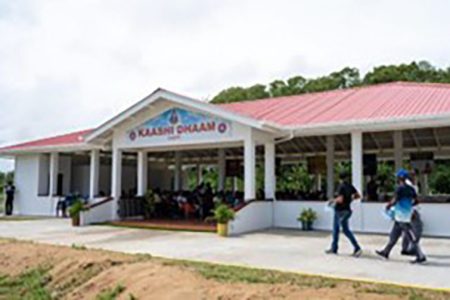 The newly constructed Leguan Island Crematorium