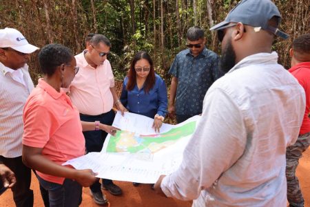 Poring over a map (CHPA photo)