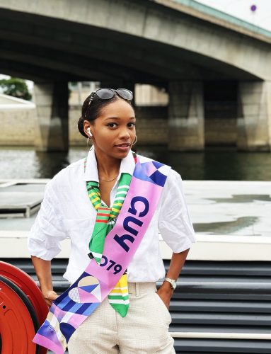 Olympian Chelsea Edghill at the 2024 Paris Olympics, Guyana's first table tennis and the first English speaking Caribbean player to the Olympics 