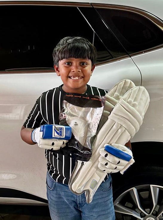 Nine-year-old is latest beneficiary of cricket philanthropy project   – Stabroek News