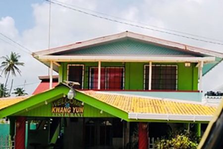 Kwang Yung Chinese restaurant at Reliance where the armed robbery took place