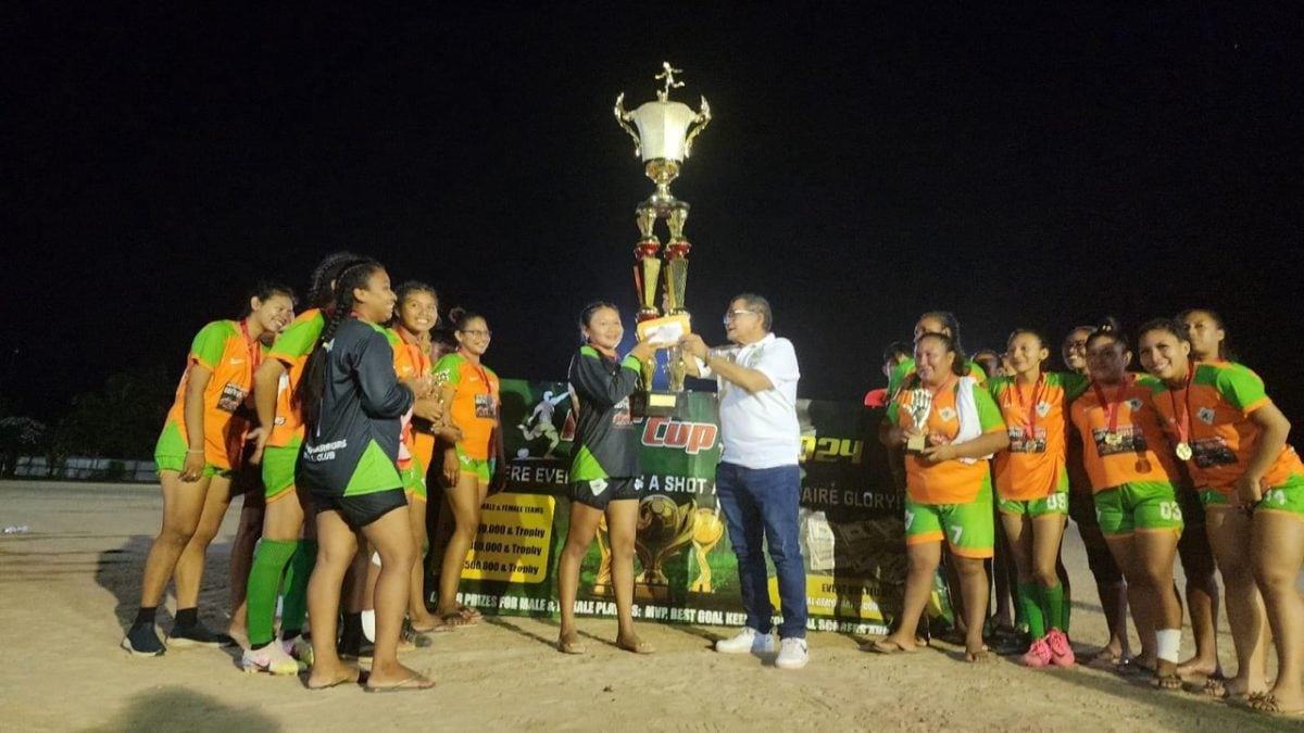 Women’s winner Paiwomak Warriors
