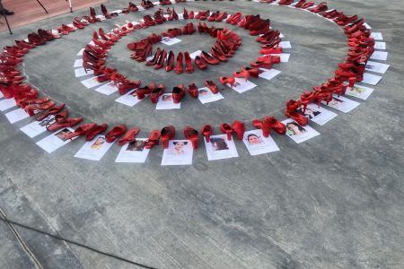 In recognition of International Day for the Elimination of Violence Against Women, the Women and Gender Equality Commission yesterday partnered with the Civil Society National Reference Group on an initiative known as the Red Shoe Project, which kick started the observance of #16 days of activism against gender-based violence. Red shoes were yesterday displayed on the Seawall Bandstand with profiles of victims.