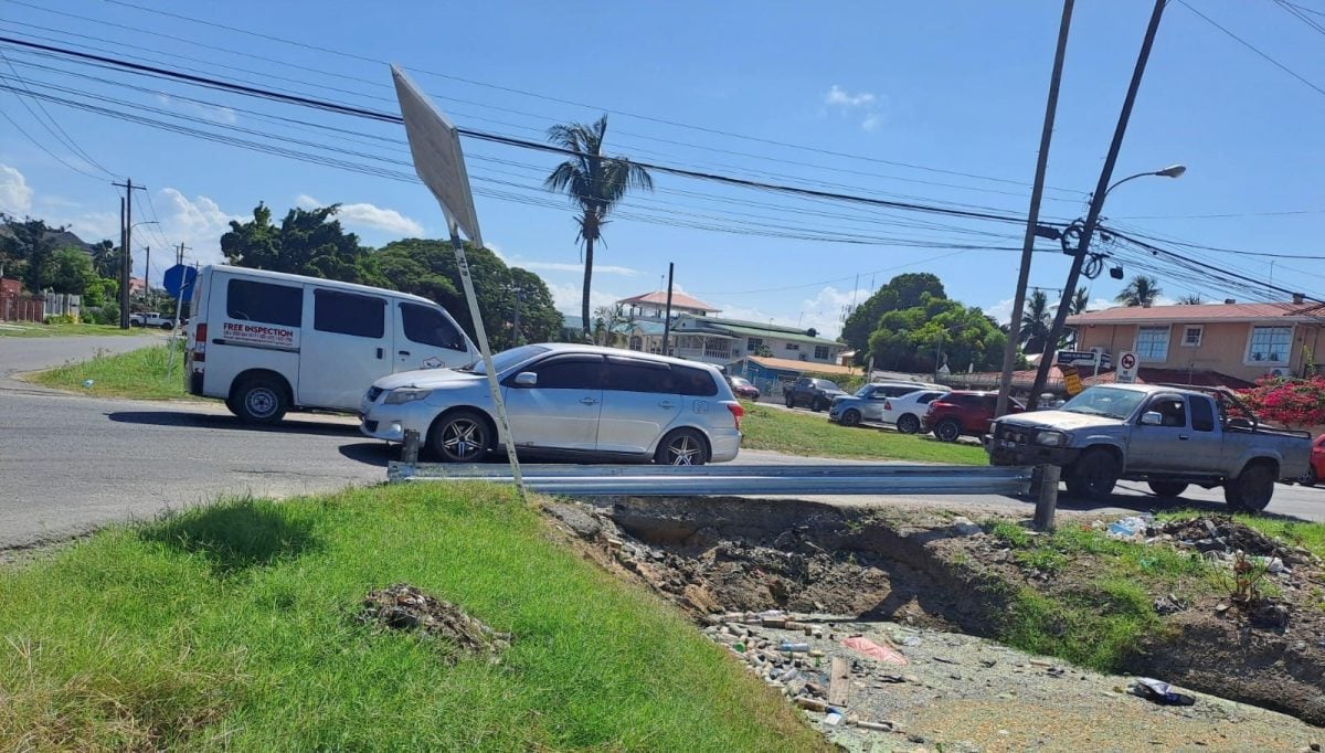 The damaged bridge at Duncan Street and Bel Air road in Campbellville