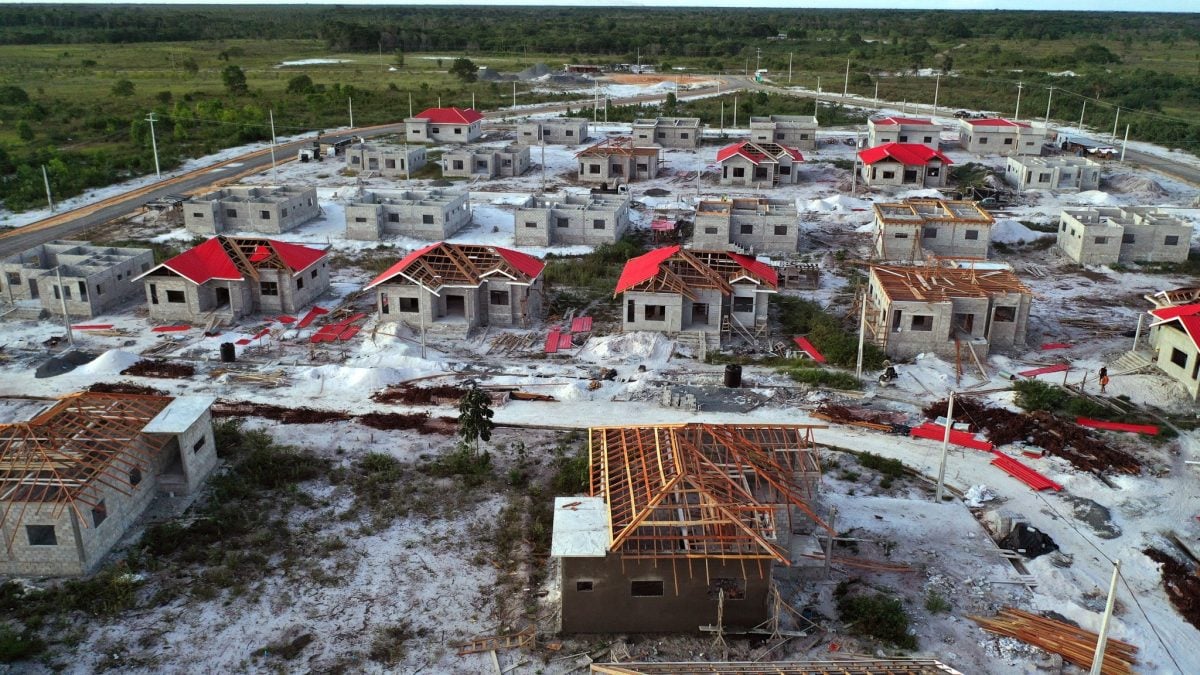 Some of the houses under construction (CH&PA photo)
