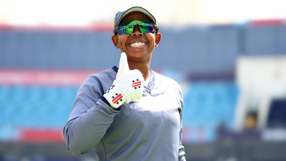 Sinalo Jafta has been the face of the ICC’s initiative to block out social media abuse in the women’s game  •  ICC/Getty Images