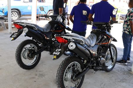 The two motorbikes