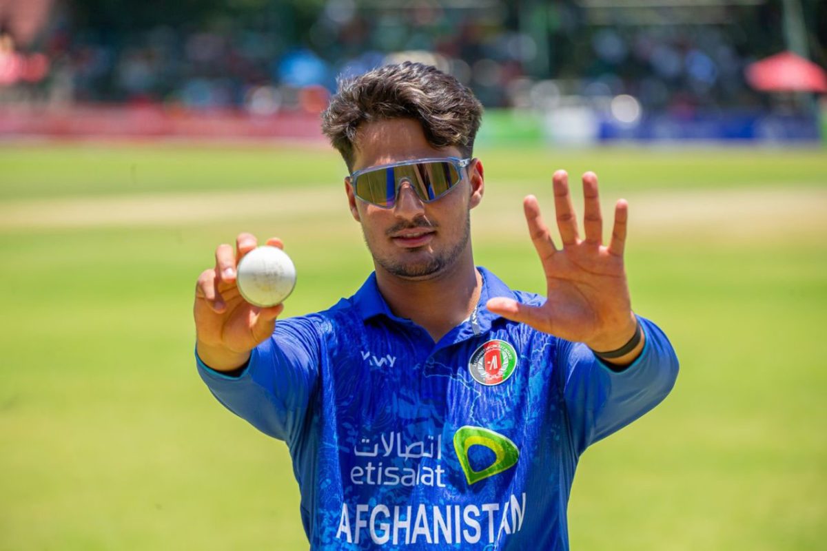 AM Ghazanfar spun Afghanistan to victory with figures of 5-33 (ESPN Cricinfo Photo)
