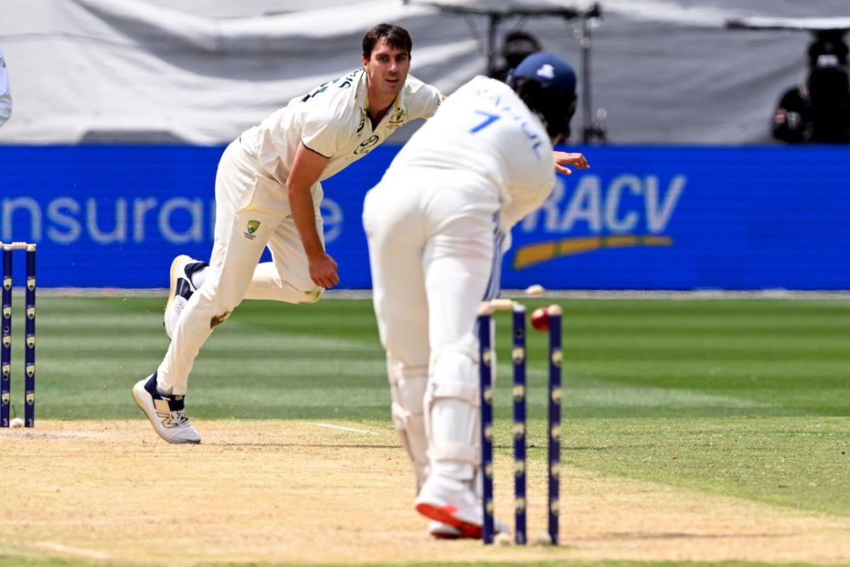 KL Rahul is bowled by Pat Cummins for 24 (ESPN Cricinfo Photo)