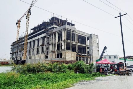 The Pasha Hotel currently under construction 