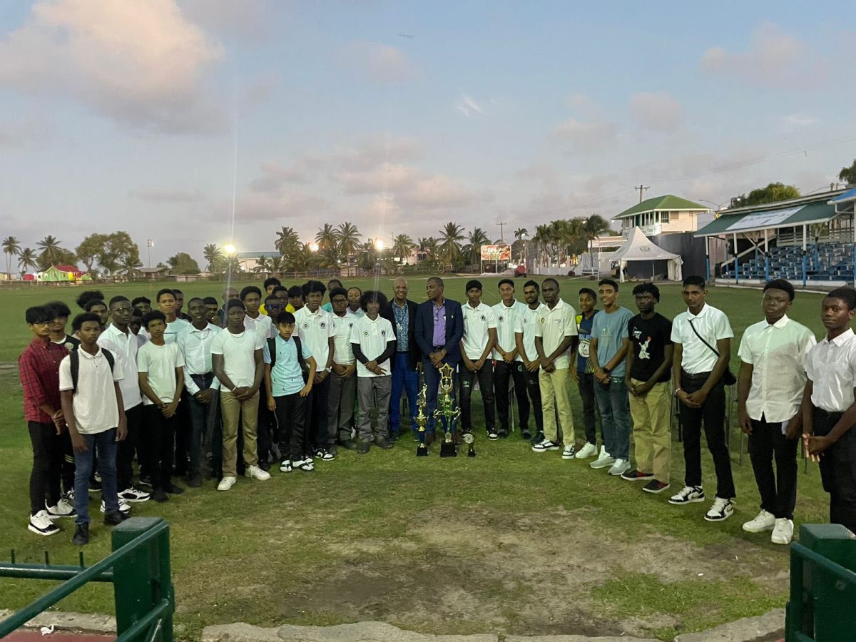 Some participants posed for a photo with Mayor Alfred Mentore (centre) at the launch of the tournament
