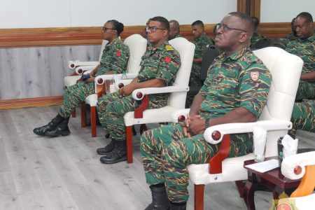 Some of the commanders who attended (GDF photo)
