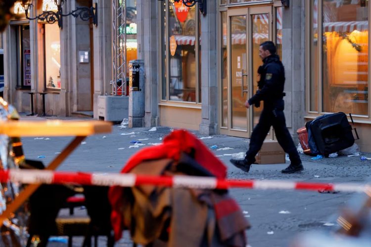 Magdeburg Christmas after a car drove into a crowd, December 21, 2024. REUTERS/Axel Schmidt 