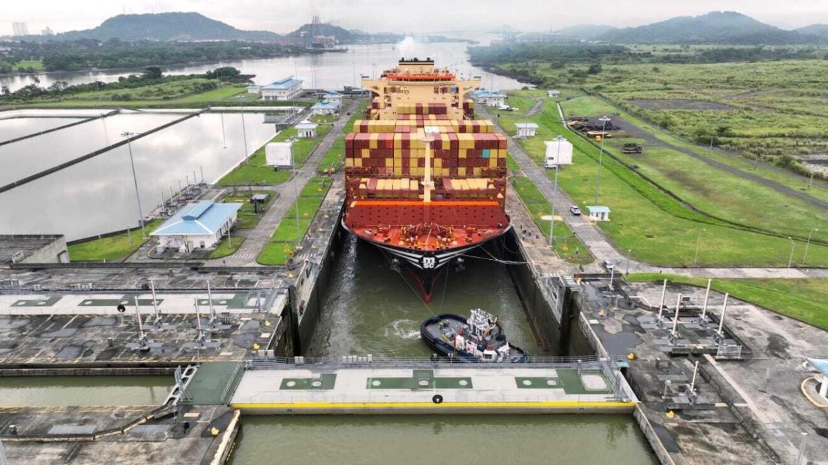 The Panama Canal is owned and operated by the Central American nation, but US President-elect Donald Trump has made waves about excessive shipping fees and has threatened to demand control of the vital waterway be returned to Washington © Handout / Panama Canal Authority/AFP/File