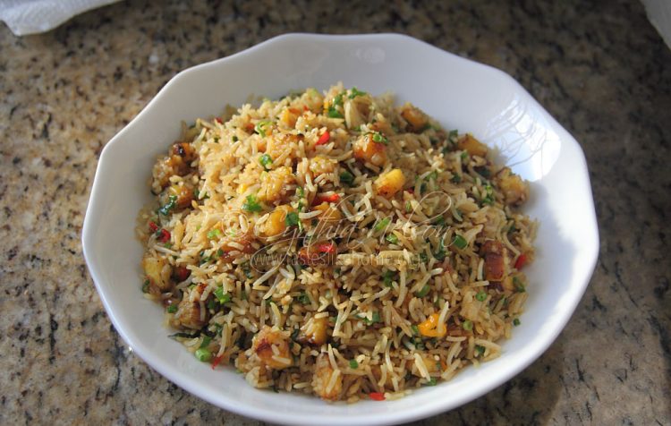 Sweet Plantain Fried Rice (Photo by Cynthia Nelson)