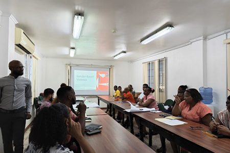 A scene from the workshop (Ministry of Labour photo)