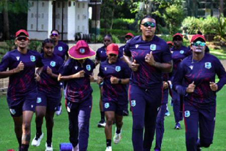 West Indies Women during a recent training session in India.