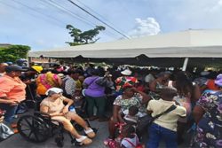 Pensioners who lined up two weeks ago for their cheques