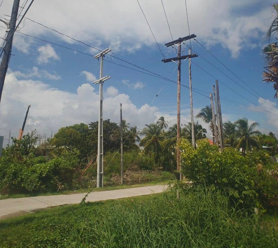  The Guyana Power and Light Inc will today relocate its network to facilitate road expansion works and the Ogle roundabout. As a result, customers between Industry to Chateau Margot along the Railway Embankment, North and South of the Embankment will experience a service interruption from 5:00hrs to 13:00 hrs. In this photograph a part of the area to be affected is seen. (GPL photo)