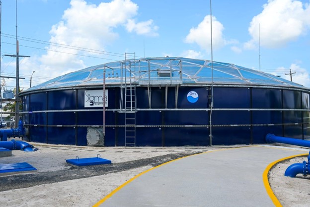 Part of the water treatment plant (Ministry of Housing and Water photo)