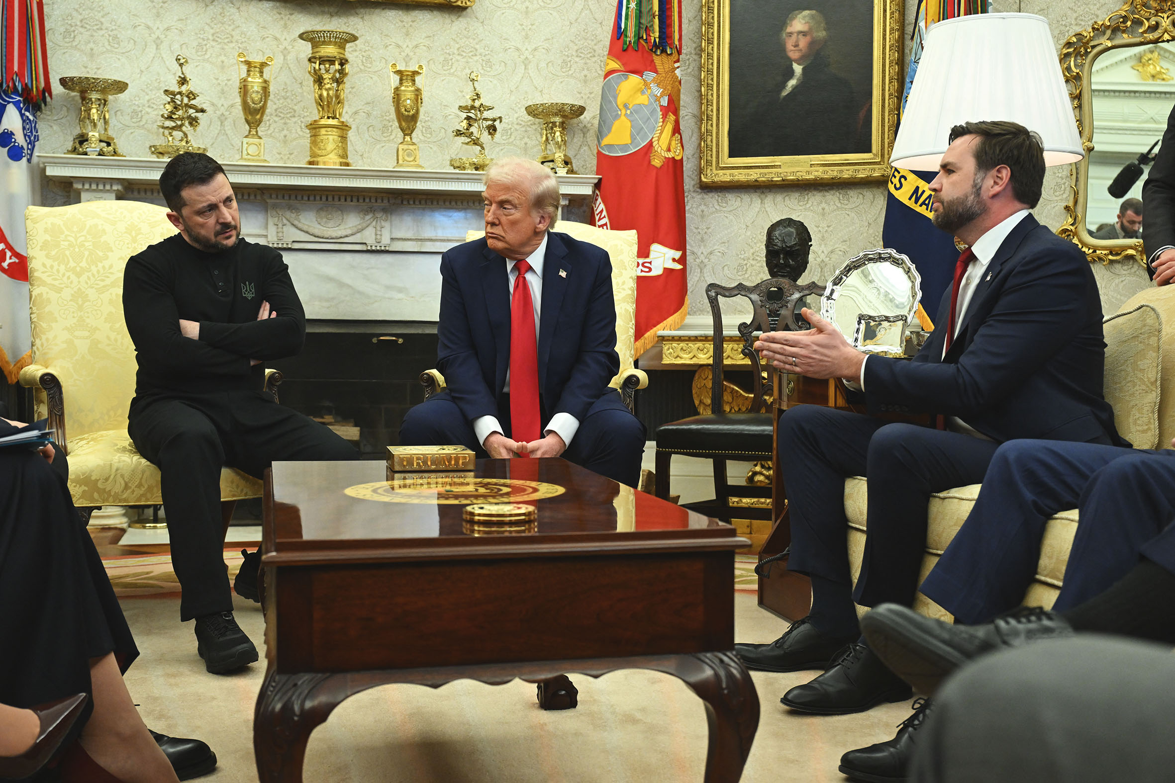 Trump and Zelenskiy clash, leaving Ukraine exposed in war with Russia -  Stabroek News