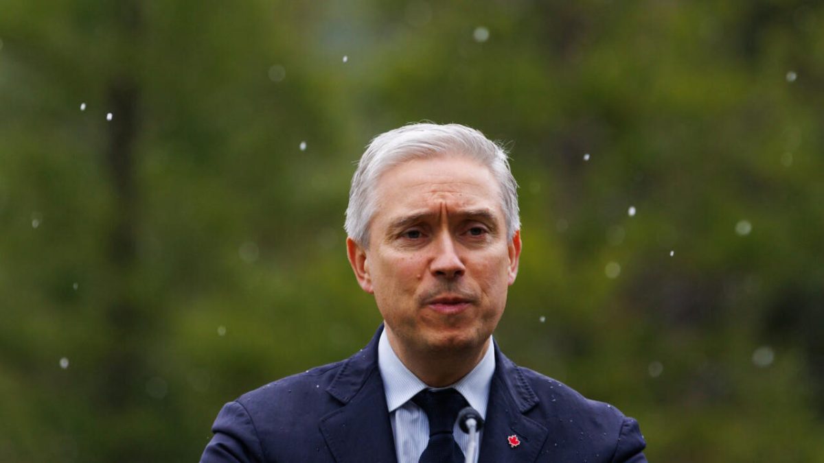 Canadian Finance Minister Francois-Philippe Champagne 