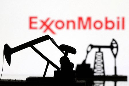 ExxonMobil logo is seen in this illustration taken, October 6, 2023. REUTERS/Dado Ruvic/Illustration