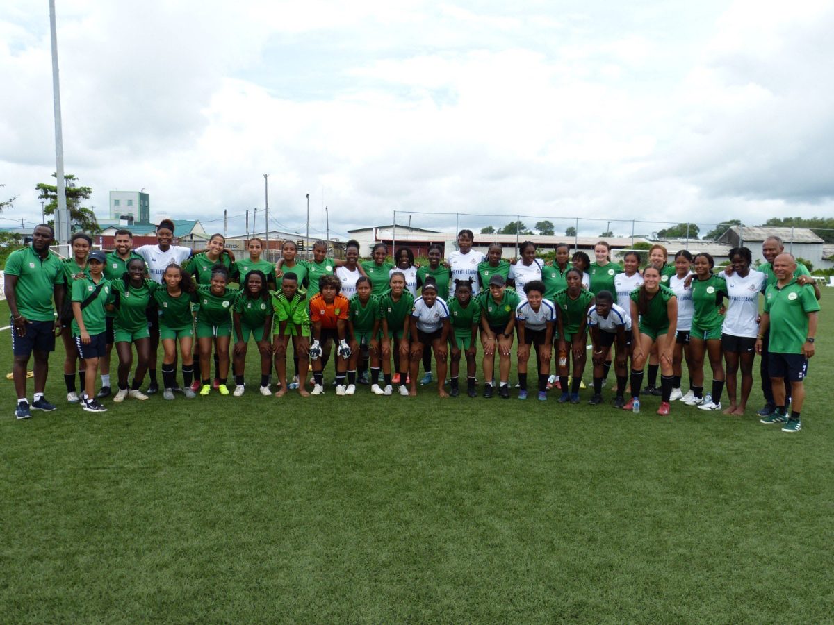 The Lady Jaguars team
