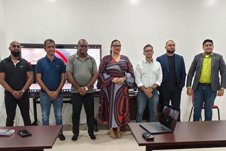 The newly minted R3CCI President Bhabita Albert is seen with the other newly elected executive . 