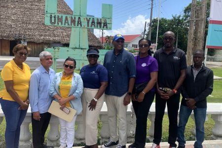 Members of the AFC, ALP, Forward Guyana and VPAC  yesterday
