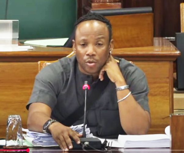 Jermaine Figueira
presiding at a PAC meeting