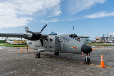 The Tecnam P2012 STOL (Office of the Prime Minister photo)