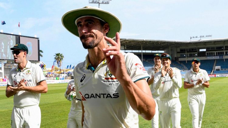 Mitchell Starc took his wicket tally to 402 in Test cricket (Getty image)