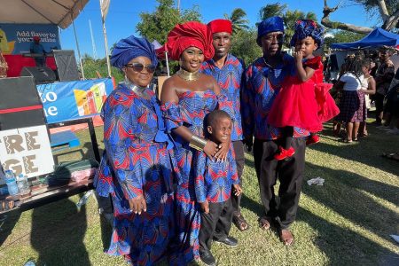 The family that won ‘Best dressed family’