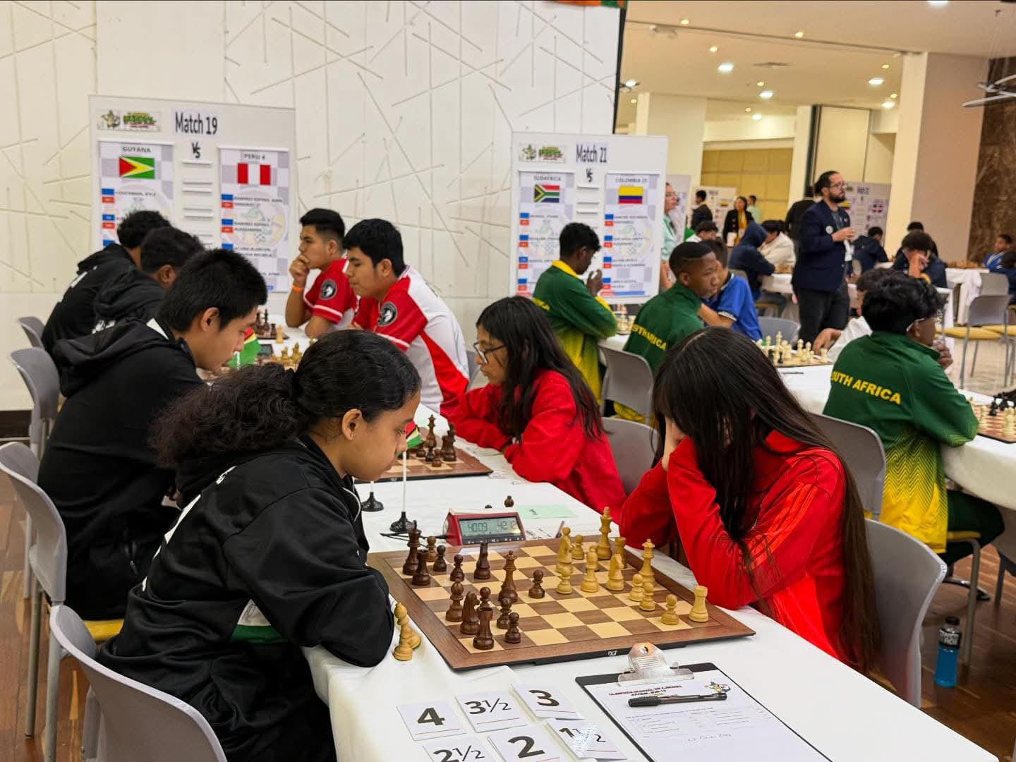 Guyana U16 Chess Team returns from Colombia after gritty Olympiad showing