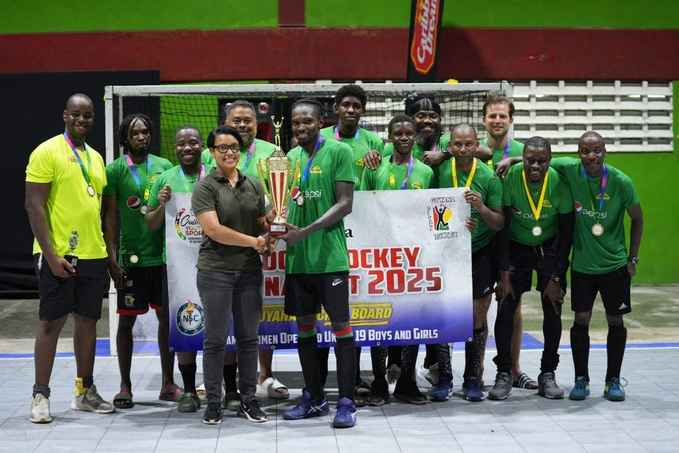 ‘One Guyana’ Indoor Hockey – Pepsi Hikers, GBTI GCC, Saints capture divisional crowns