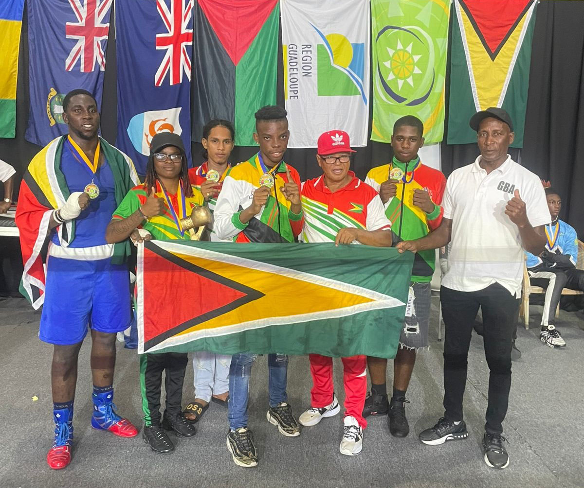 Guyana grabs five Gold Medals at OECS Boxing Championship
