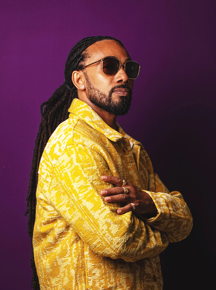 Lawyer and entertainer Odwin Trenton knows the fine art of balance