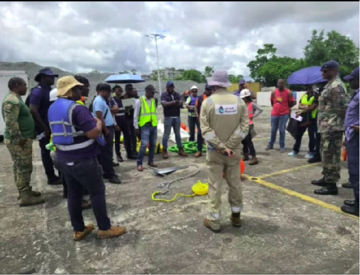 RSS holds oil spill training here