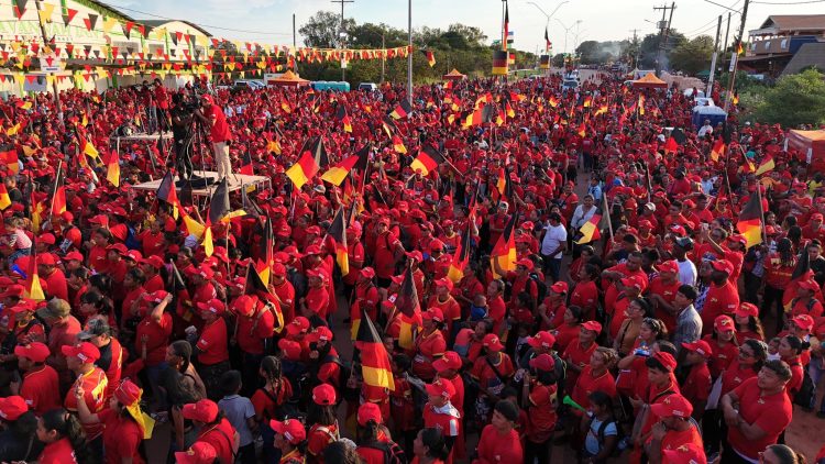 The Lethem rally (Irfaan Ali Facebook page)